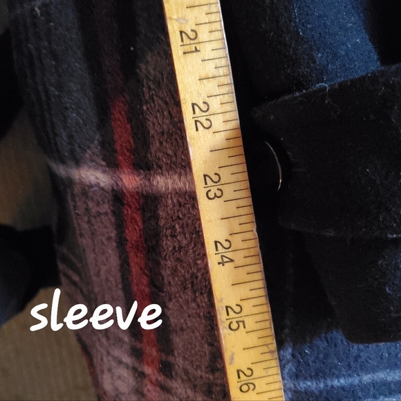 BCBG MaxAzria black wool military coat L - Picture 6 of 11